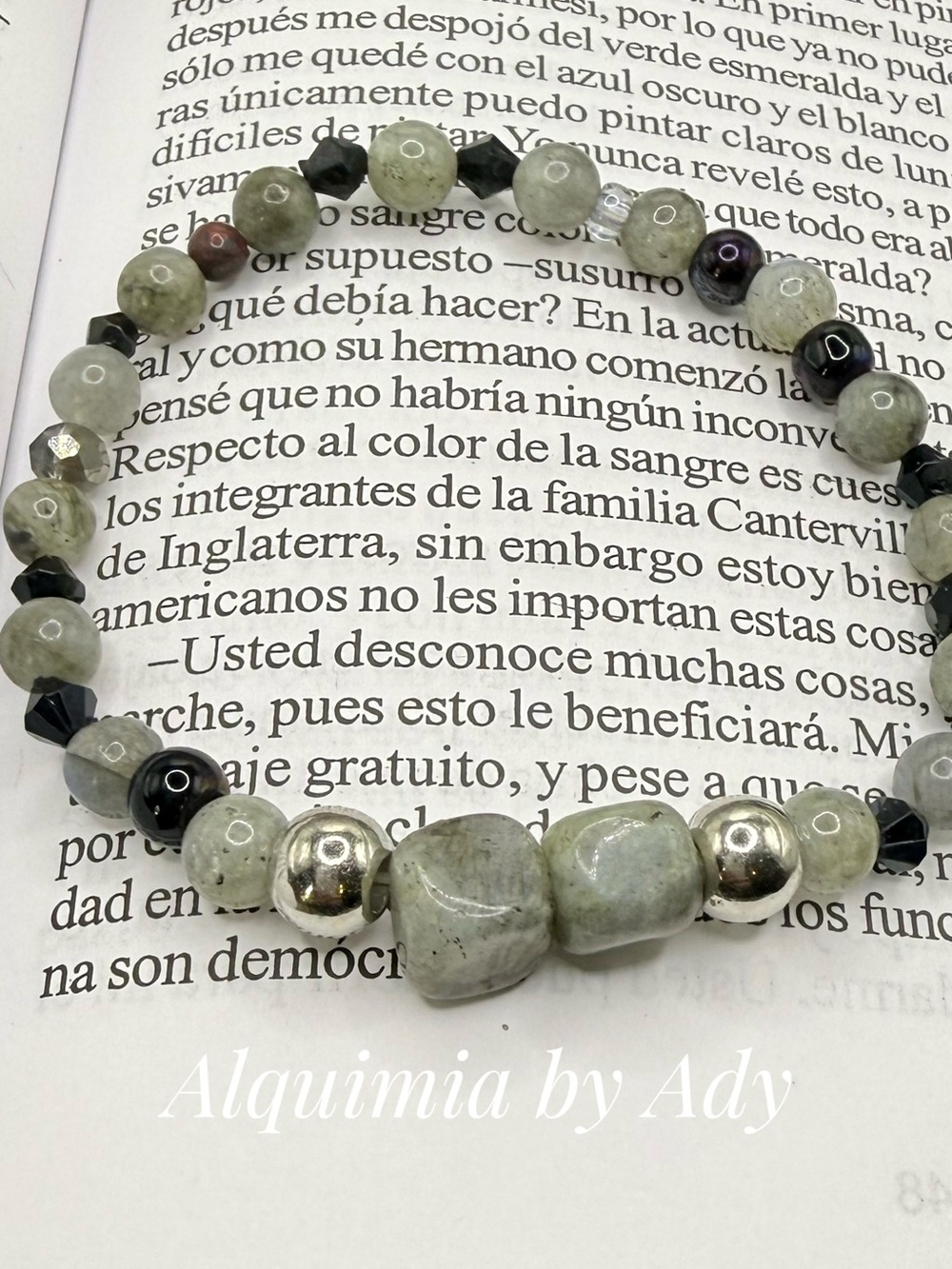 Alquimia Bracelet – Labradorite + Amid Siege & Stars